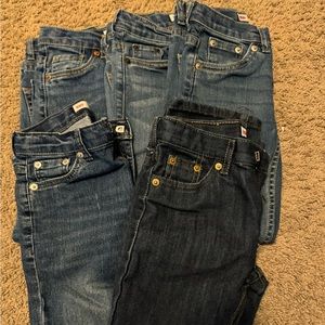 5 pairs - Boys Levi 511 Slim fit jeans - Size 7 Reg